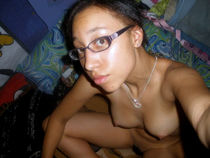 Hot busty brunette wife in